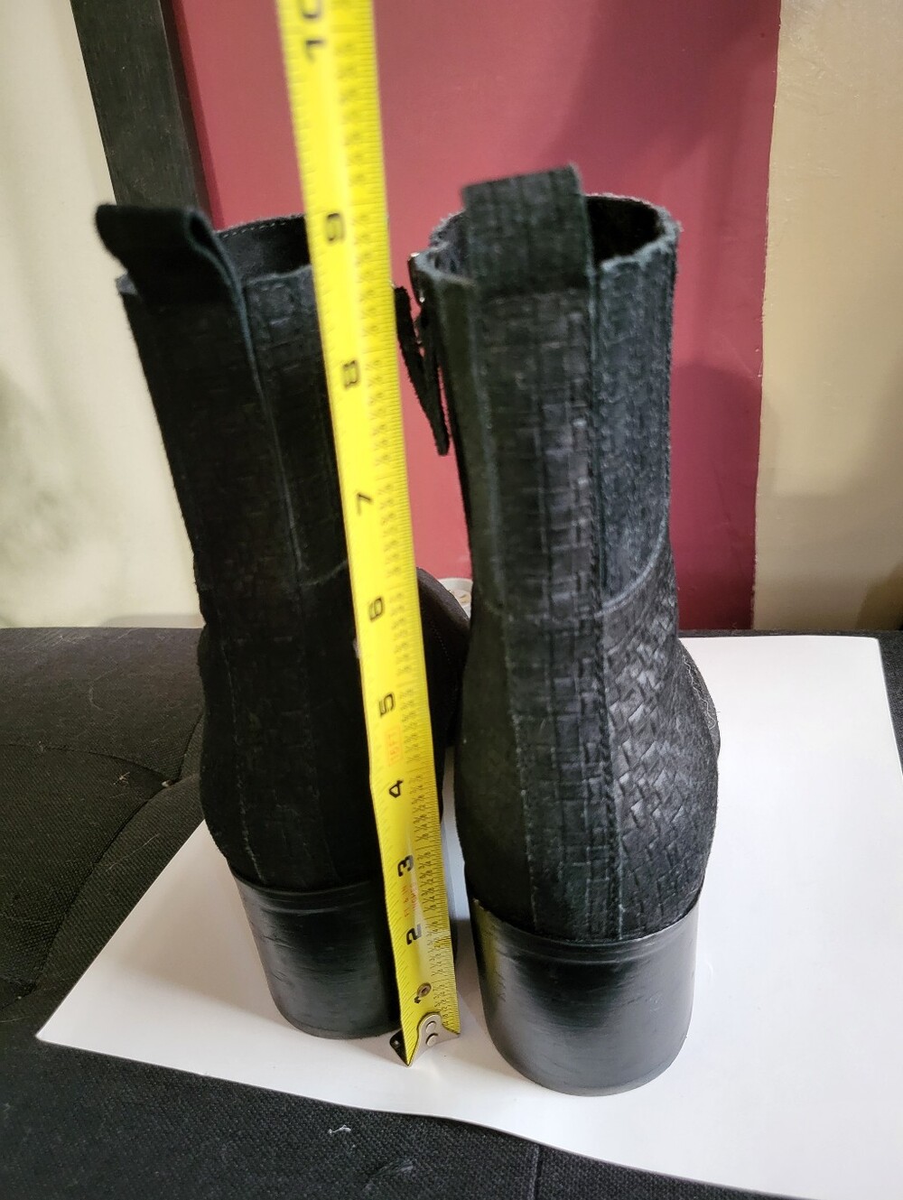 Kelsi Dagger Mid-Height Ankle Boots Island Black - SZ 9.5 - Picture 4 of 8
